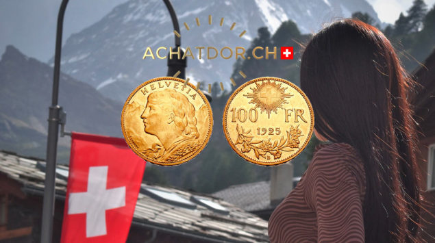 La pièce d&rsquo;or Suisse Vreneli