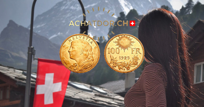 La pi&egrave;ce d&rsquo;or Suisse Vreneli